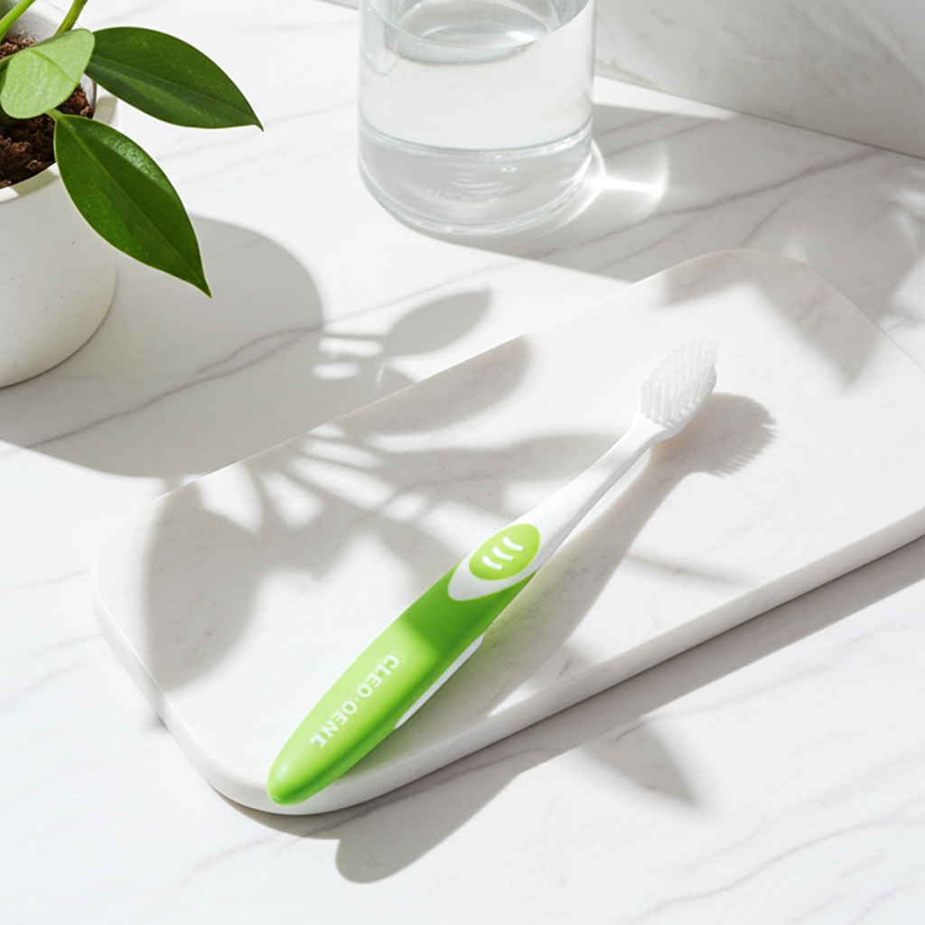 Cleo-Dent Kids Soft Toothbrush for Ages 2-7 Years