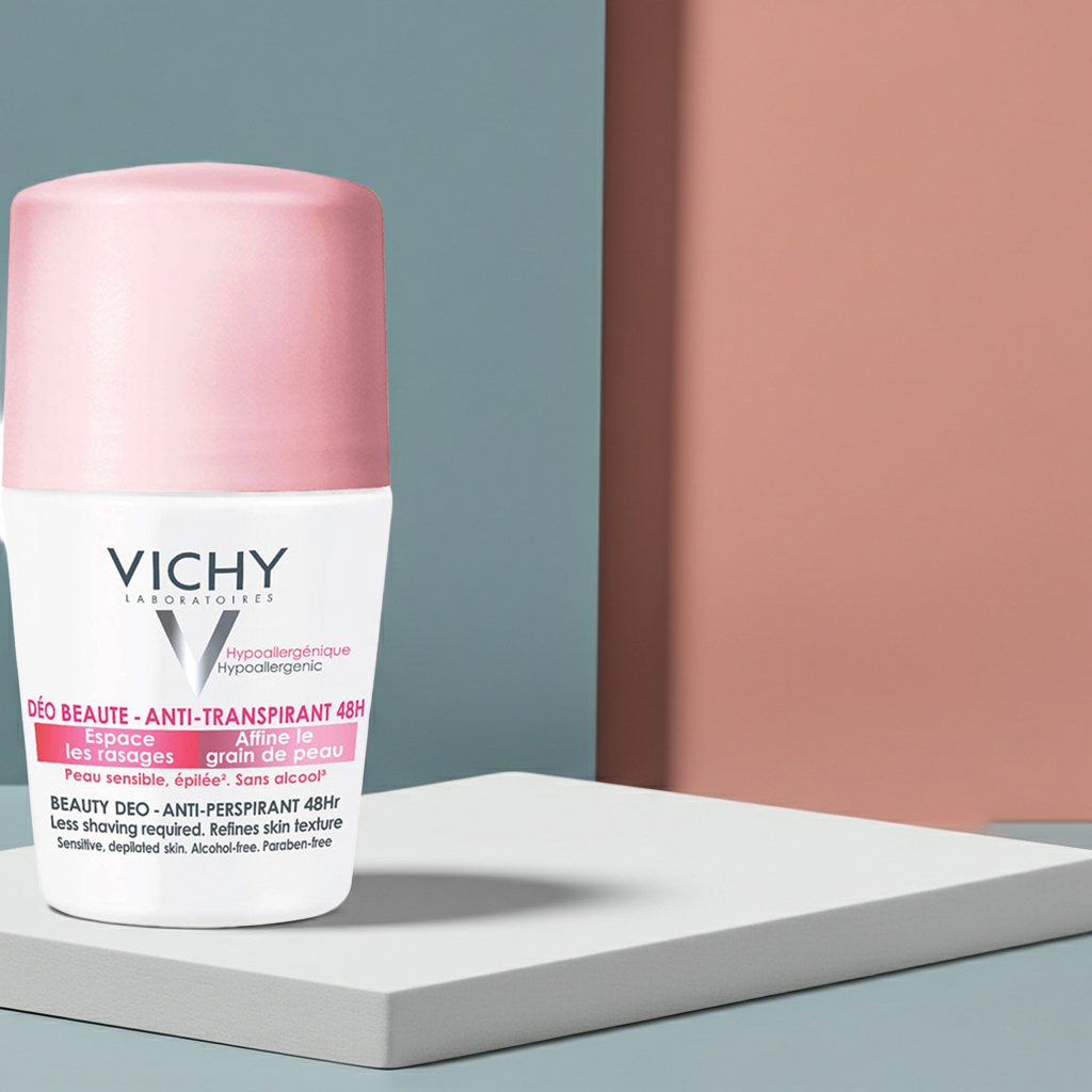 Vichy 48H Anti-Perspirant Beauty Deodorant Roll-On 50ml – For Women
