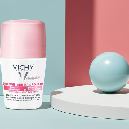 Vichy 48H Anti-Perspirant Beauty Deodorant Roll-On 50ml – For Women