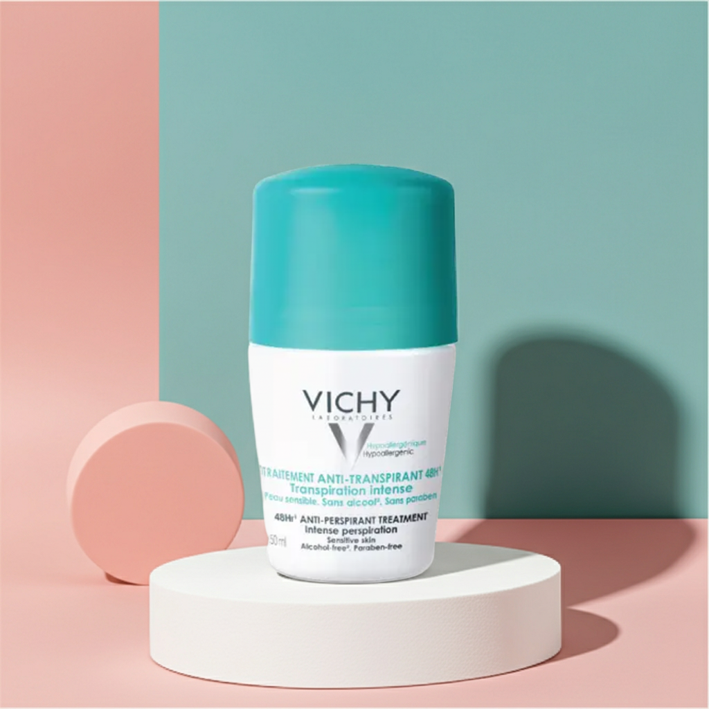 Vichy 48H Anti-Perspirant Deodorant Intensive Treatment Roll-On 50ml – Sensitive Skin