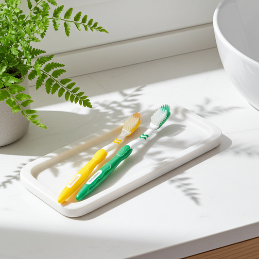 Fluorodine Ultra Active Clean Medium Toothbrush Twins Pack