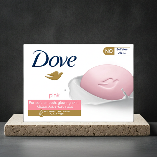 Dove Pink Beauty Bar Soap 125g – Moisturising Soap for Soft, Smooth Skin
