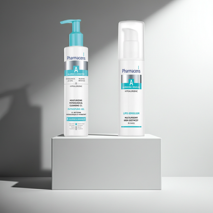 Pharmaceris A Lipo-Sensilium Nourishing Cream 50 ml + Physio-Gel Cleansing Gel 190 ml Offer Pack