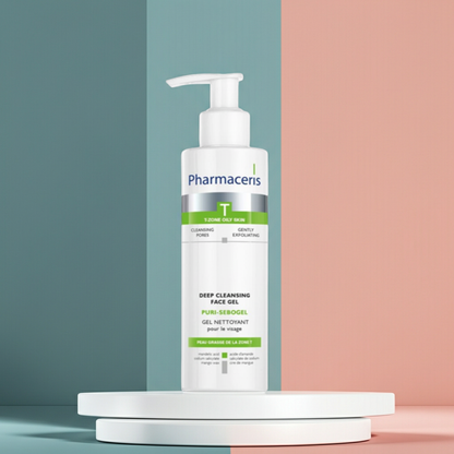 Pharmaceris T Puri-SeboGel Antibacterial Face Gel-Wash 190ml