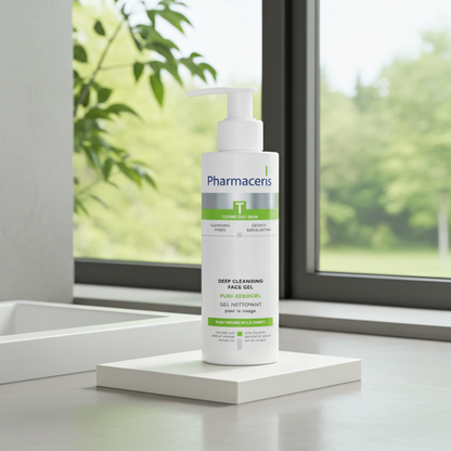 Pharmaceris T Puri-SeboGel Antibacterial Face Gel-Wash 190ml