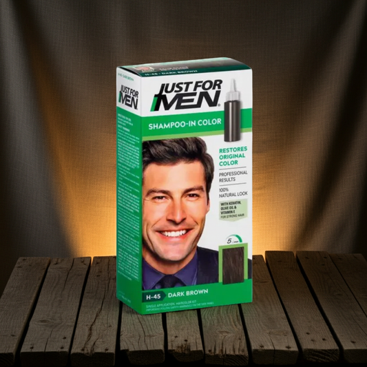 Just For Men Shampoo-In Hair Color H45 Dark Brown 28.4g