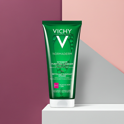 Vichy Normaderm Phytosolution Face Cleanser Gel 200ml – For Oily & Acne-Prone Skin with Salicylic Acid