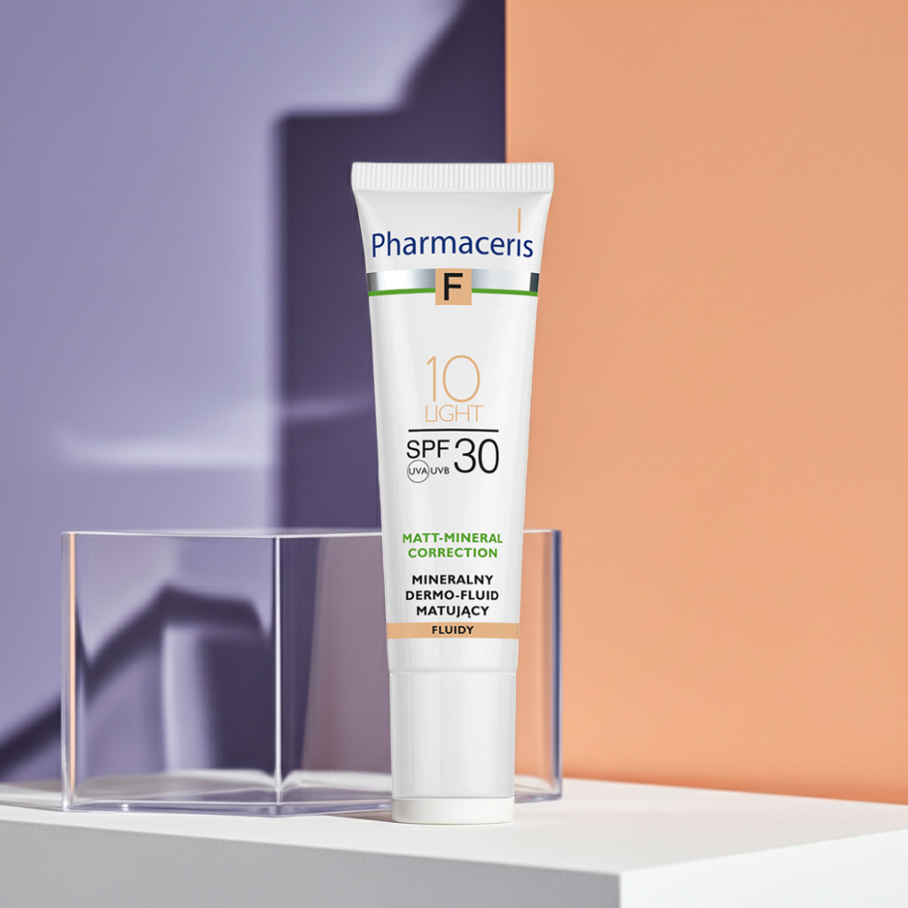 Pharmaceris F Mineral Matte Fluid Foundation SPF 30 Shade 10 Light 30 ml