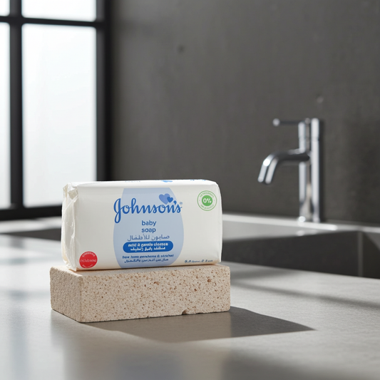 Johnson's Baby Regular Soap 125g – Mild & Gentle Cleansing Bar for Baby's Skin