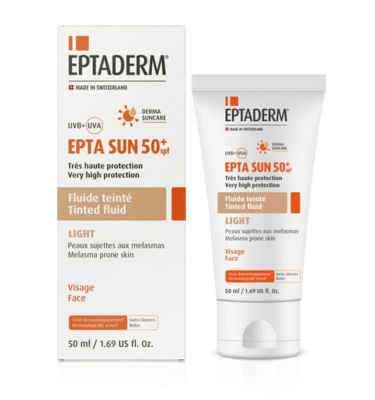 EPTA SUN 50+SPF TINTED FLUID 50ML