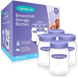 Lansinoh Breastmilk Storage Bottles – 4 Pack