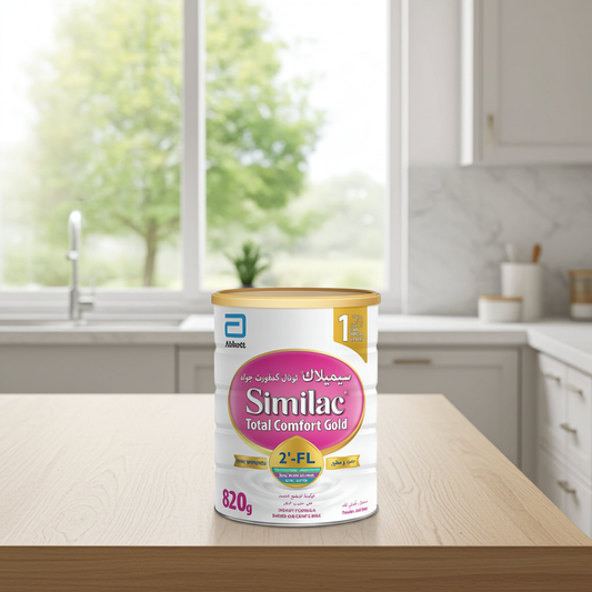 Similac Total Comfort Gold Milk Formula, Stage 1, From 0-6 Months, 820G