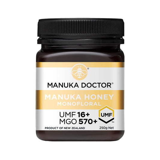 Manuka Doctor MGO 570+ UMF 16+ Monofloral Manuka Honey 250g