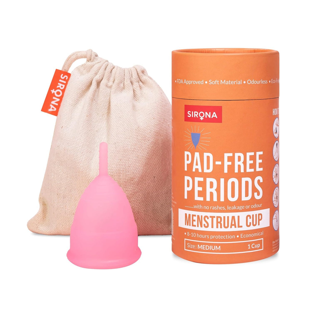 MENSTRUAL CUP SIRONA MEDIUM