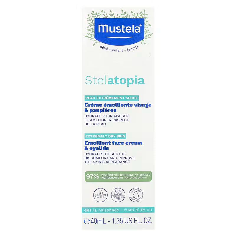 Mustela Stelatopia Emollient Face Cream