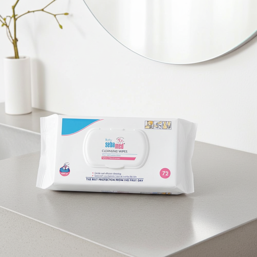 Sebamed Baby Cleansing Wipes with Panthenol 72 Pieces