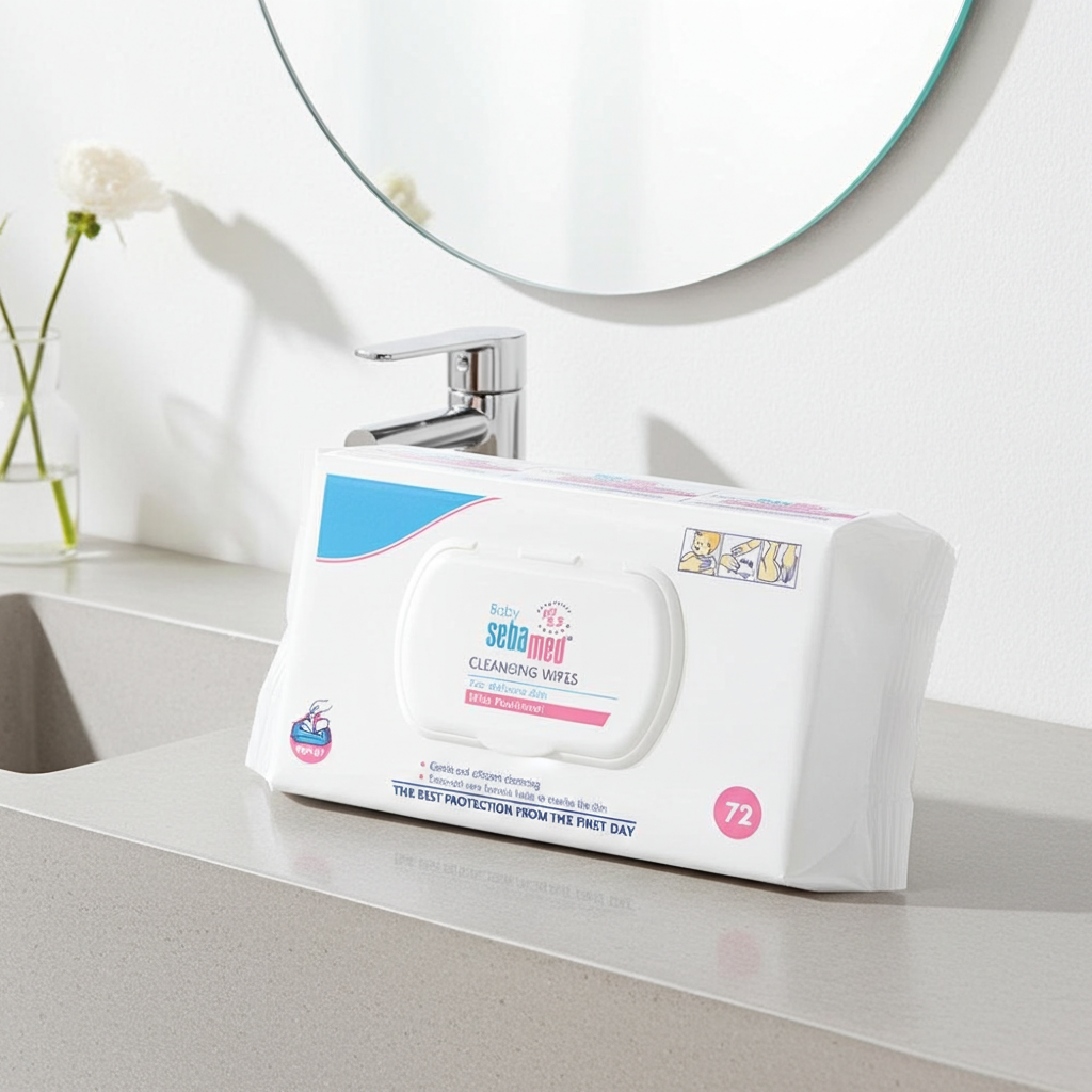 Sebamed Baby Cleansing Wipes with Panthenol 72 Pieces