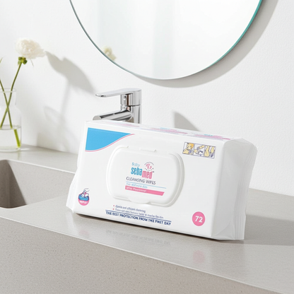 Sebamed Baby Cleansing Wipes with Panthenol 72 Pieces