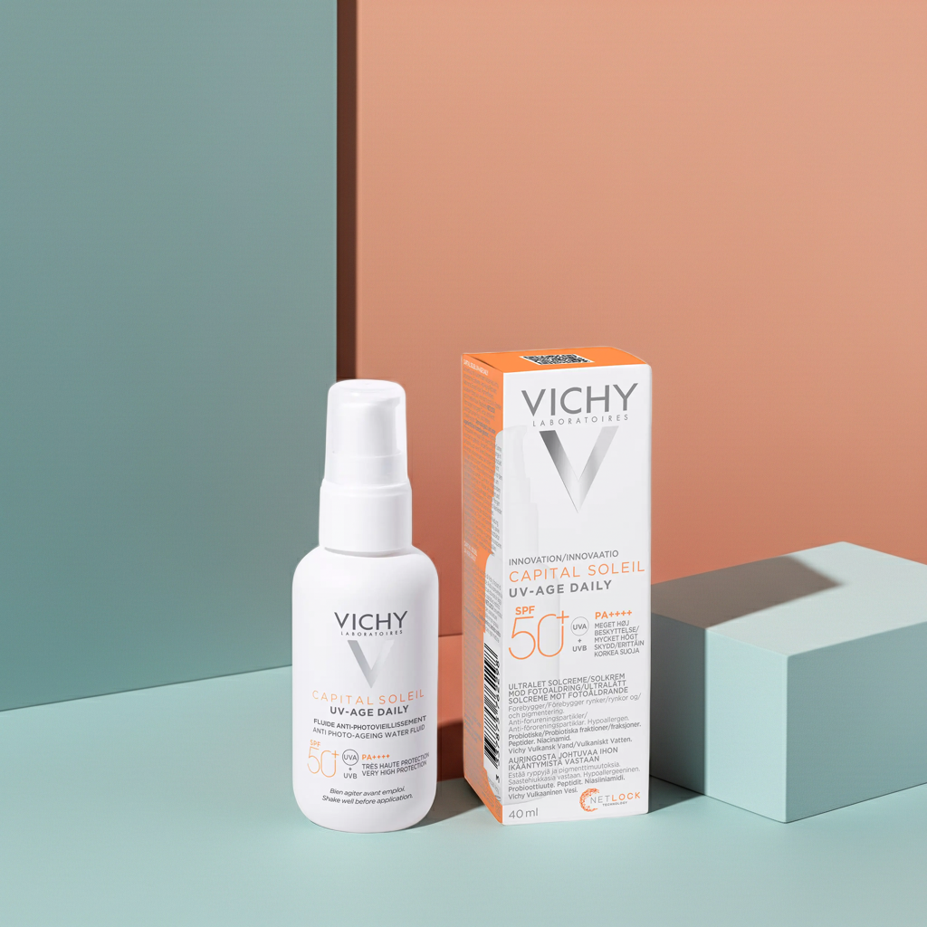 Vichy Capital Soleil UV-Age Daily Anti-Ageing Sunscreen SPF50+ 40ml – With Niacinamide