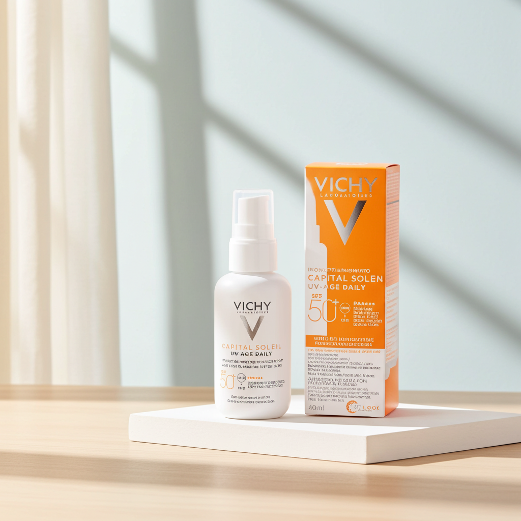 Vichy Capital Soleil UV-Age Daily Anti-Ageing Sunscreen SPF50+ 40ml – With Niacinamide