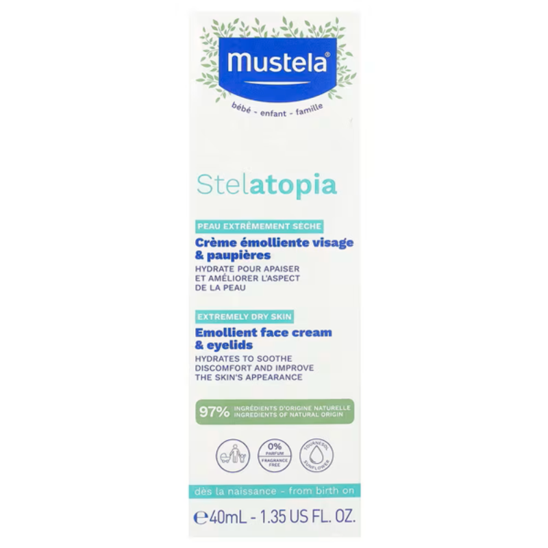 Mustela Stelatopia Emollient Face Cream 40ml
