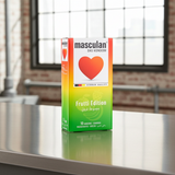Masculan Fruit Edition Flavoured Sensitive Condoms – 10 Pack