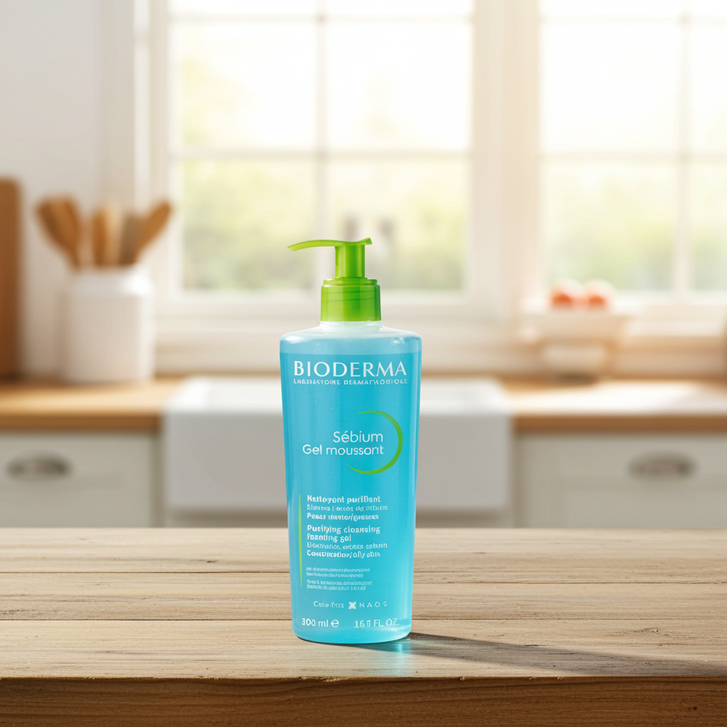 Bioderma Sebium Gel Moussant Purifying Foaming Gel for Oily & Acne-Prone Skin Offer Pack (500ml + 200ml)