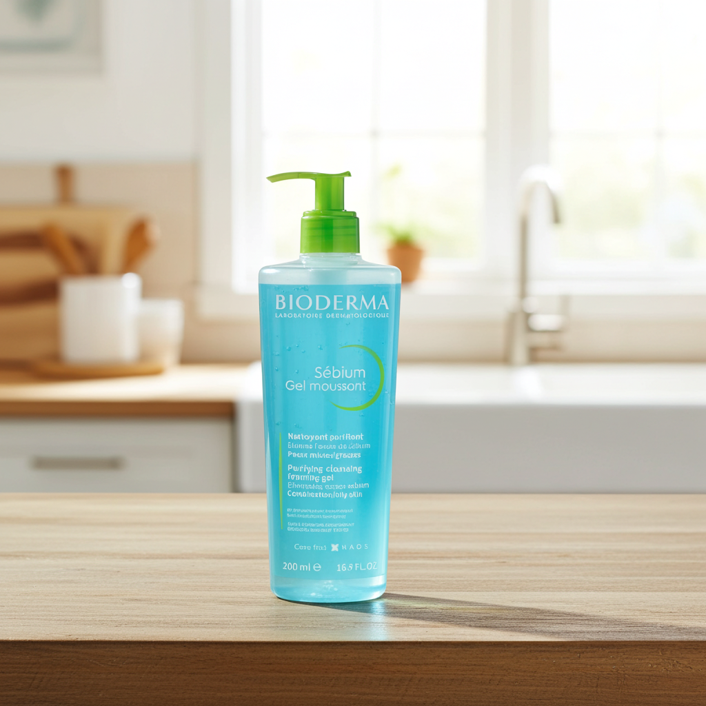 Bioderma Sebium Gel Moussant Purifying Foaming Gel for Oily & Acne-Prone Skin Offer Pack (500ml + 200ml)
