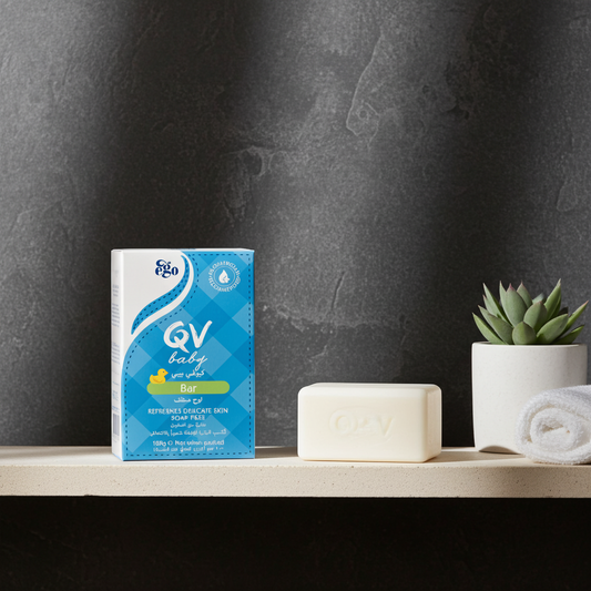 QV Baby Bar – 100g | Gentle Soap-Free Cleansing Bar for Baby's Delicate Skin