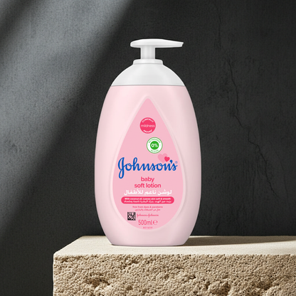 Johnson's Baby Soft Lotion 500ml – 24-Hour Moisturising Lotion for Baby's Delicate Skin