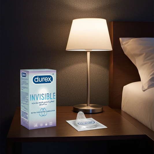 Durex Condoms Invisible Extra Lube 12's