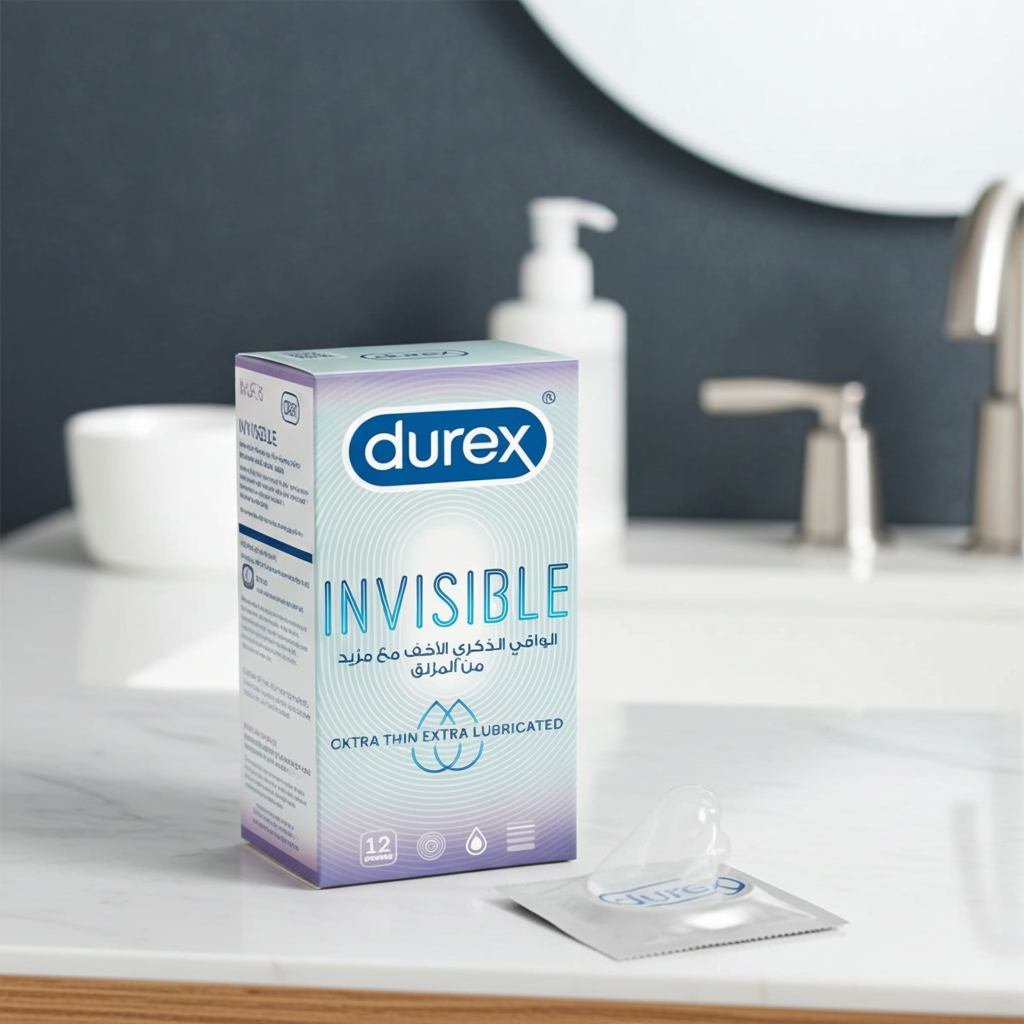 Durex Condoms Invisible Extra Lube 12's