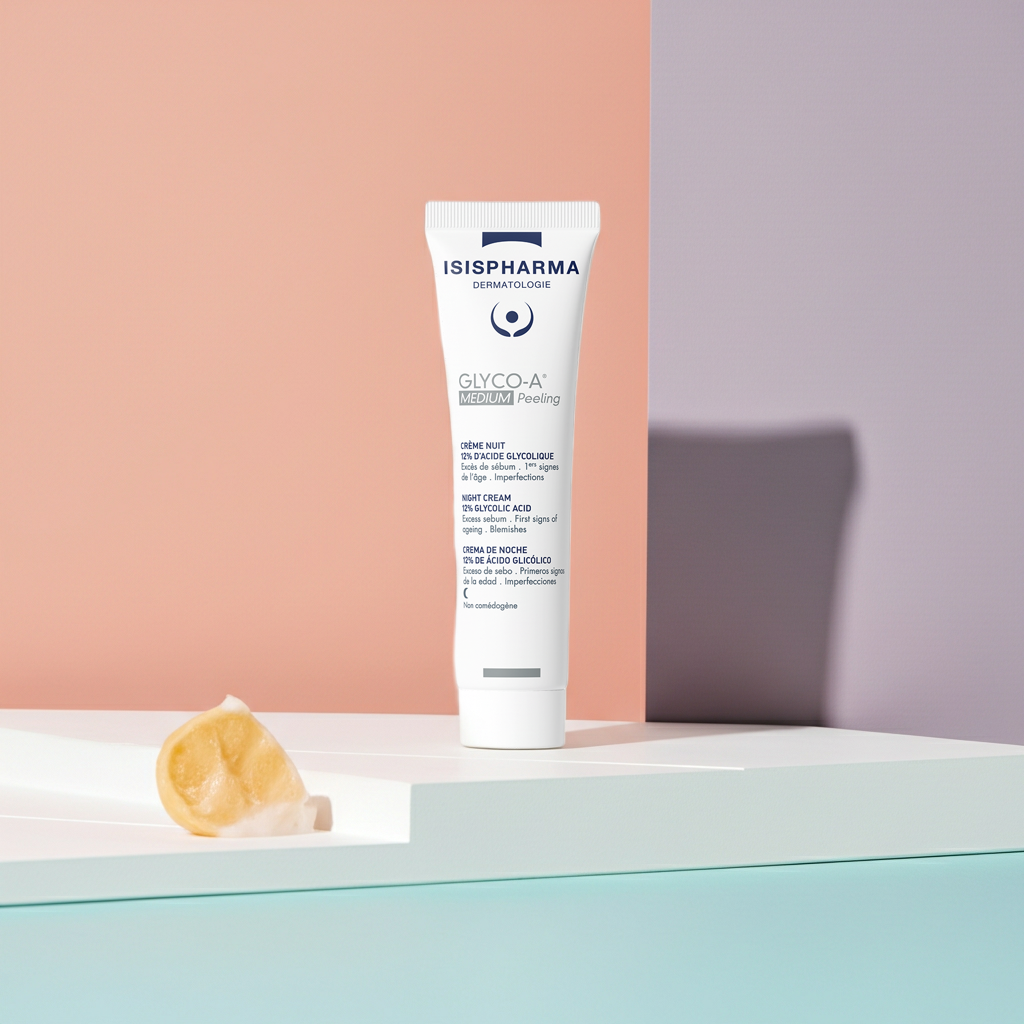 ISIS Glyco A Medium Glycolic Acid Peeling Cream for Skin Renewal & Radiance, 30ml