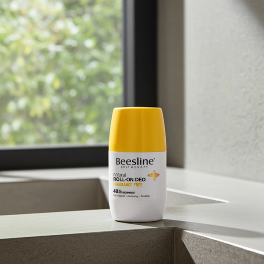 Beesline Natural Roll-On Deodorant Fragrance Free 50ml