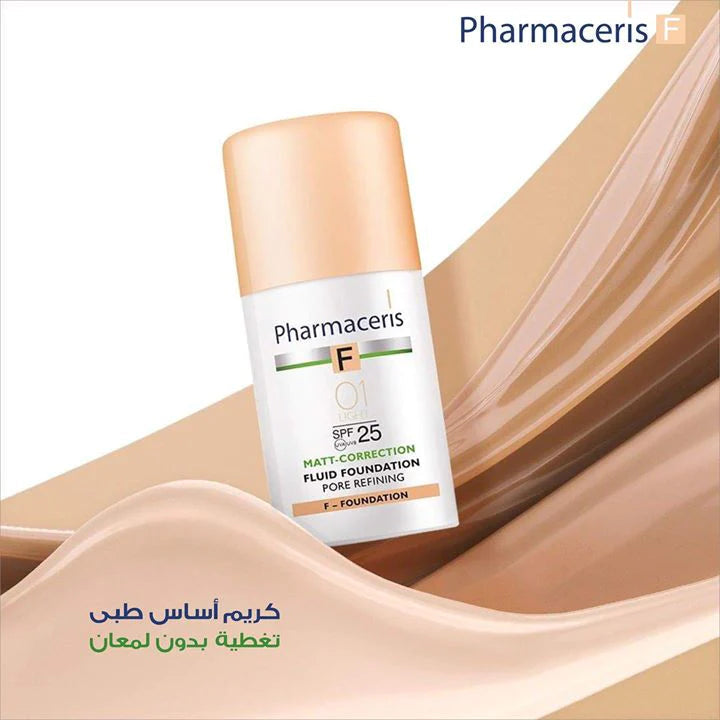 Pharmaceris F Fluid Foundation SPF 25 01 Light 30ml