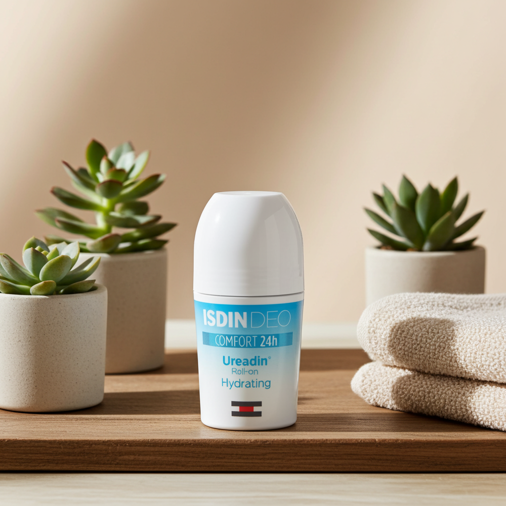 ISDIN Ureadin Moisturising Deodorant Roll-On 50ml – 24H Protection & Skin Hydration