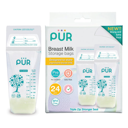 PUR Breast Milk Storage Bags 24s