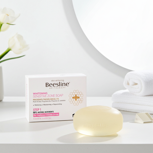 Beesline Whitening Sensitive Zone Soap, 110g