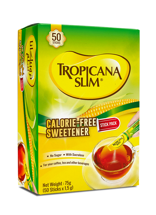 Tropicana Slim Sweetener Zero Calorie 50 Sticks
