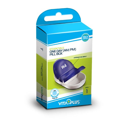 VitaPlus Single Day Pill Box AM/PM 1s
