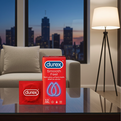 Durex Condoms Feel Smooth 12's