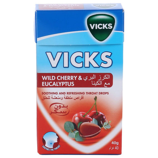 Vicks Drops Wild Cherry Eucalyptus