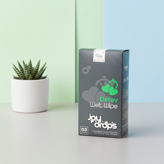Joy Drops Delay Wipes – Pack of 3 | Desensitizing Wipes for Men