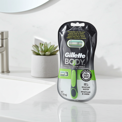 Gillette Body Men Disposable Razors 3S Pack