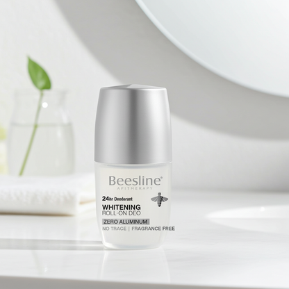 Beesline Whitening Zero Aluminum Deodorant Roll-On 2x50ml