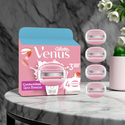 Gillette Venus Spa Breeze Razor Cartridges 4S