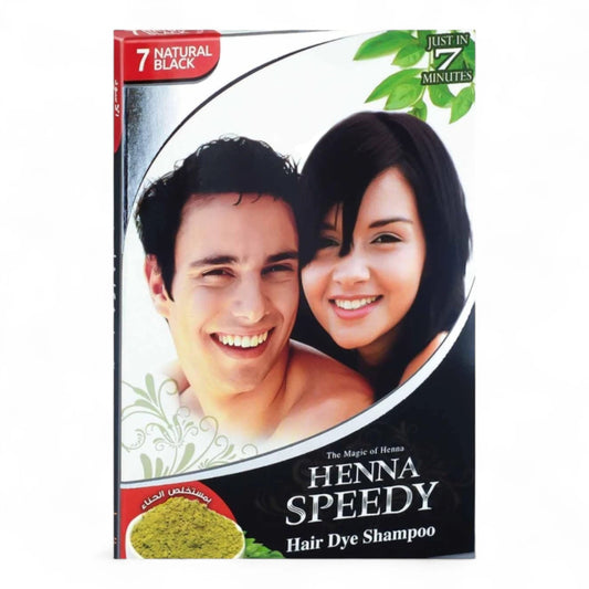 Henna Speedy Hair Dye Shampoo Black 30ml