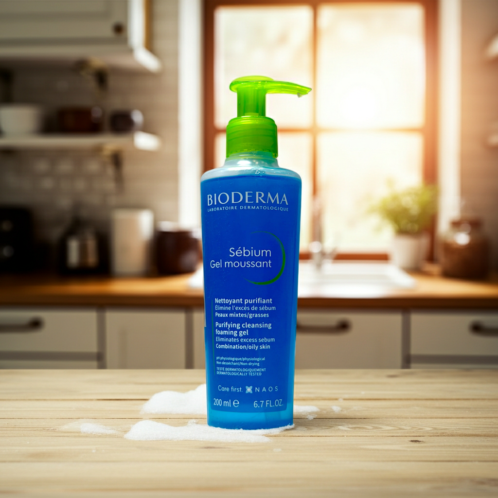 Bioderma Sebium Foaming Gel For Acne & Blemishes, 200ml