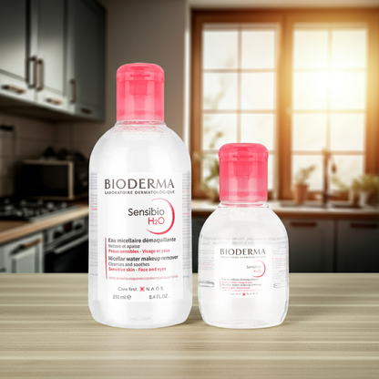 Bioderma Sensibio H2O Micellar Water for Sensitive Skin Offer Pack (500ml + 250ml)
