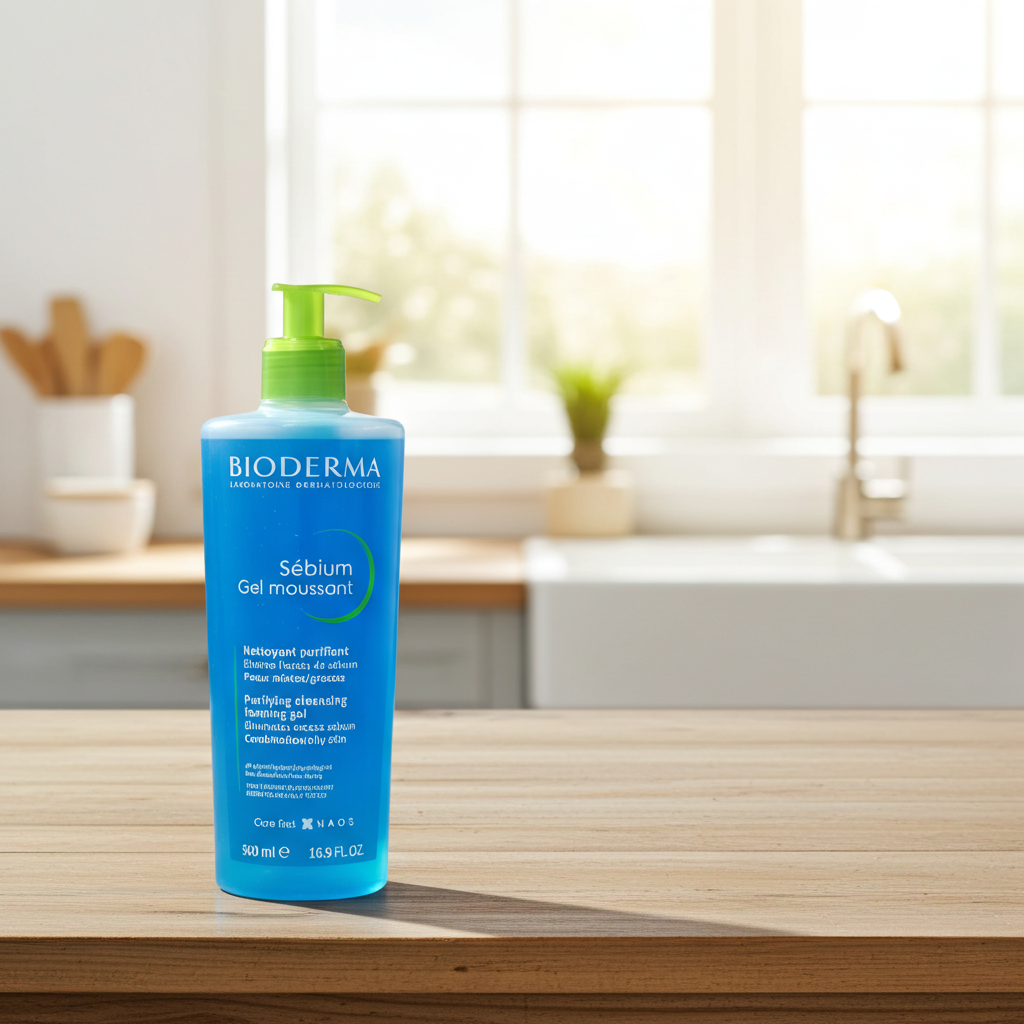 Bioderma Sebium Purifying Foaming Gel for Acne & Blemish-Prone Oily Skin, 500ml
